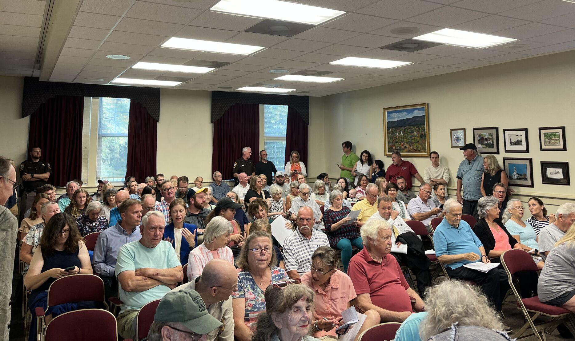 Newman Drive public hearing